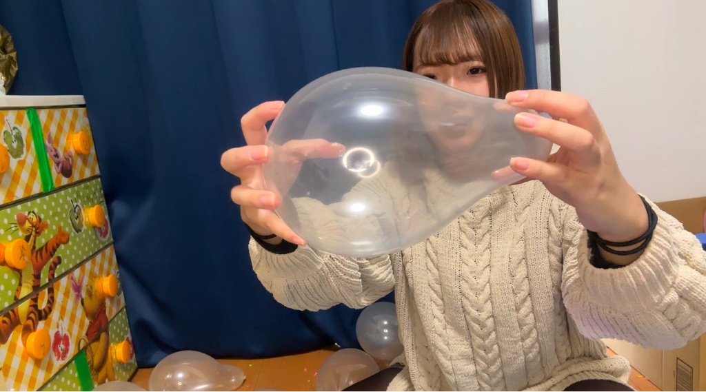 10分怒涛の5インチ風船膨らまし&割り