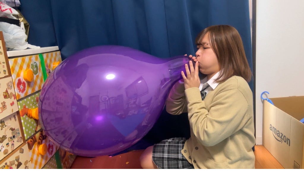 17インチ風船膨らまし割り