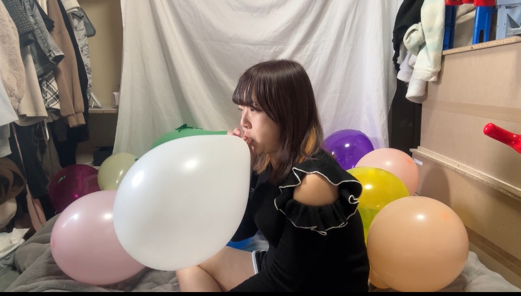 20分耐久風船膨らまし
