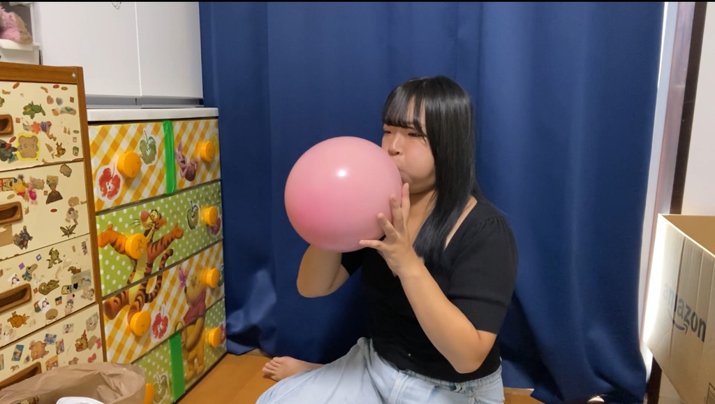 風船を何枚重ねて膨らませられるかチャレンジ（1080p 約11分）