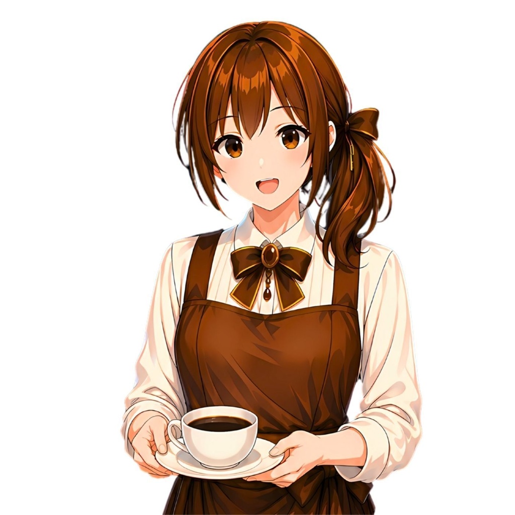深夜喫茶ノクターン 癒し系カフェ店員Vモデル（配信・動画用）