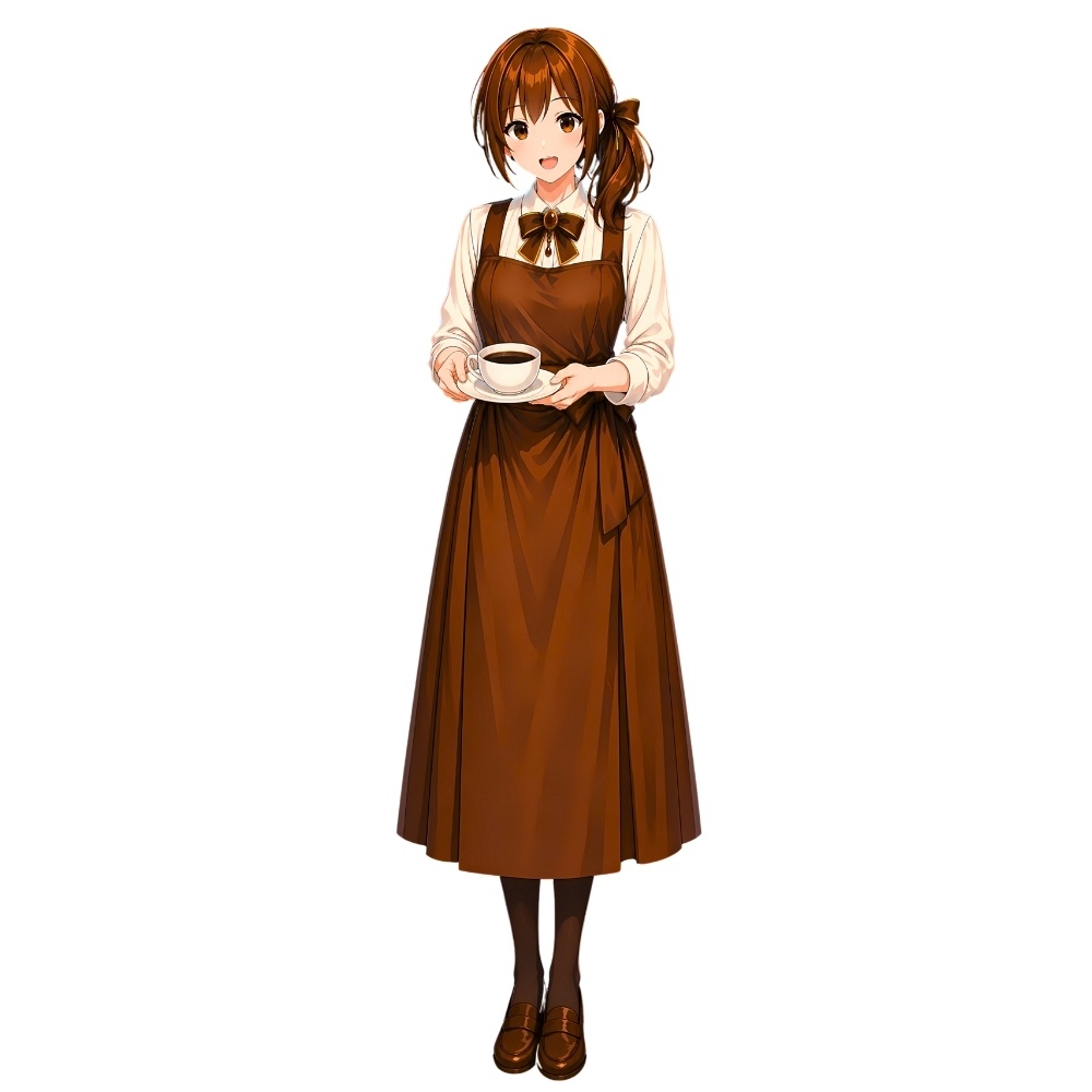 深夜喫茶ノクターン 癒し系カフェ店員Vモデル(配信・動画用)