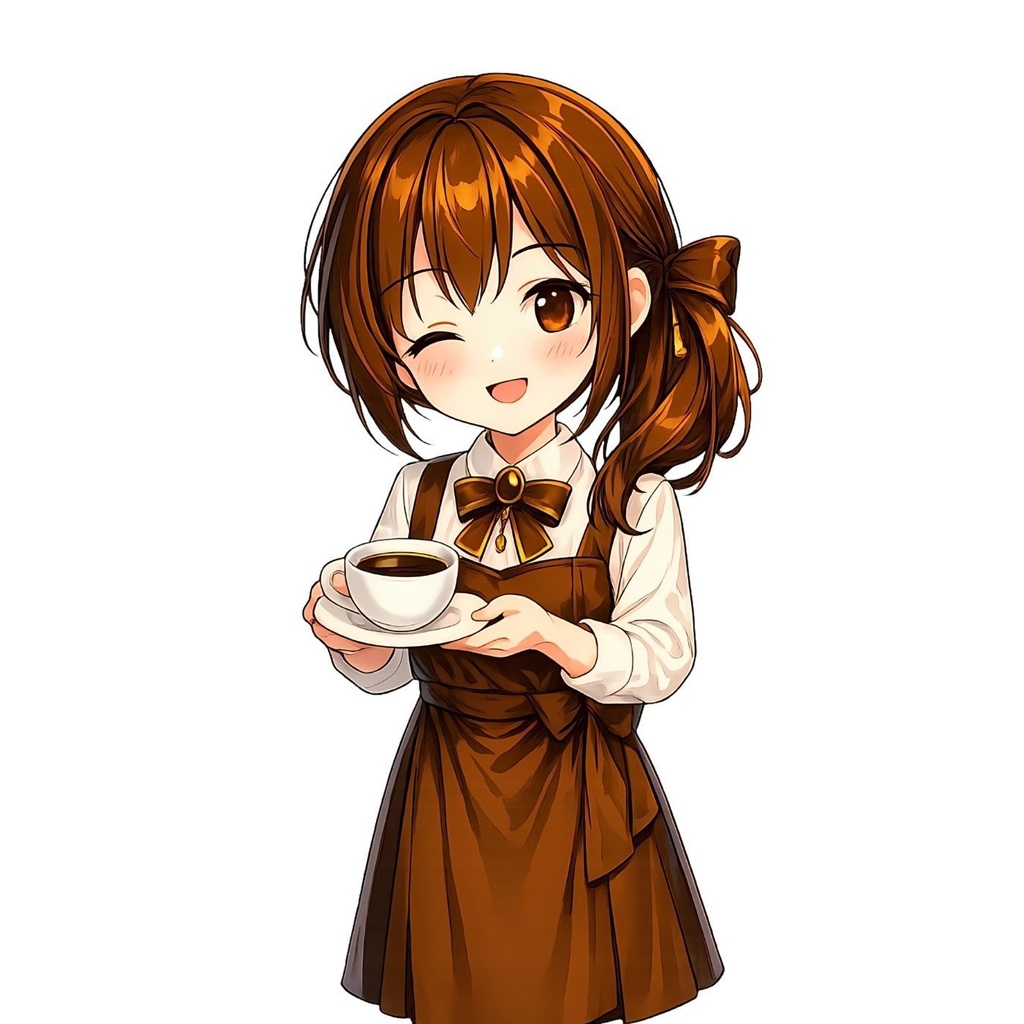 深夜喫茶ノクターン 癒し系カフェ店員Vモデル(配信・動画用)
