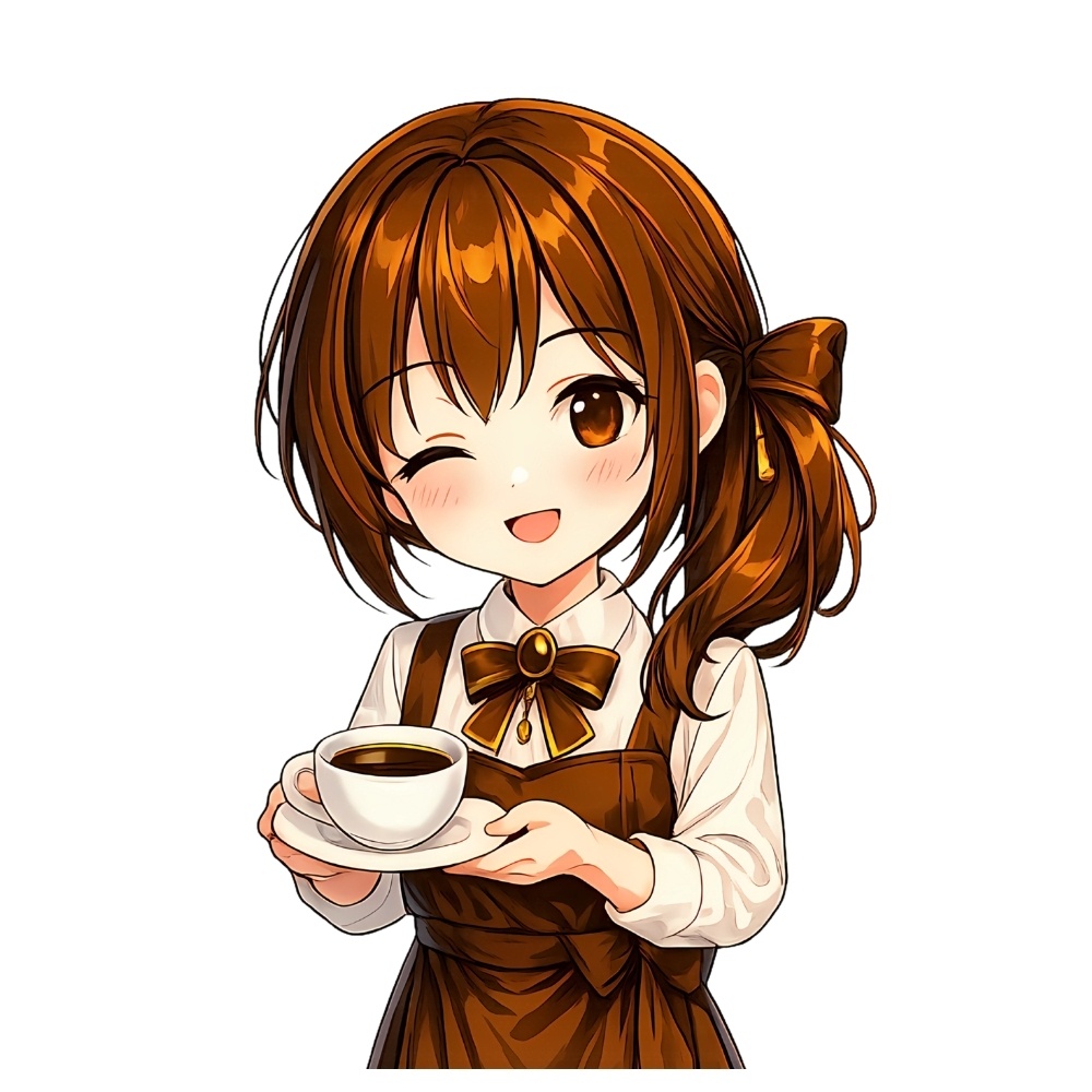 深夜喫茶ノクターン 癒し系カフェ店員Vモデル(配信・動画用)