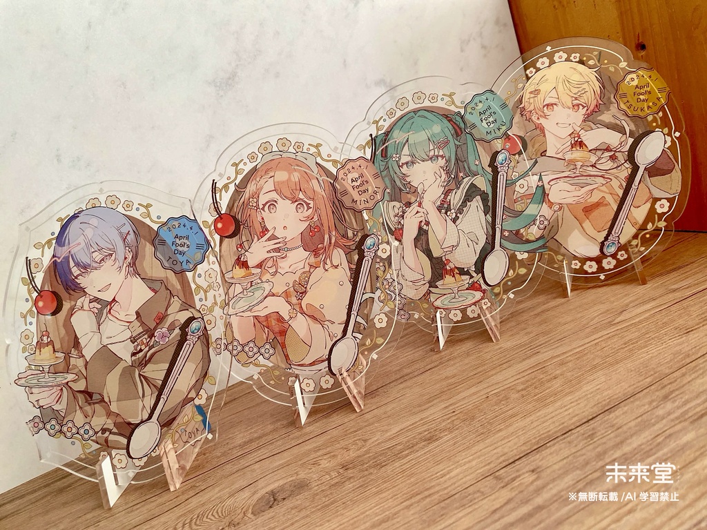 【クリエイターズフェスタ2026受注販売】プレート風アクリルスタンド
