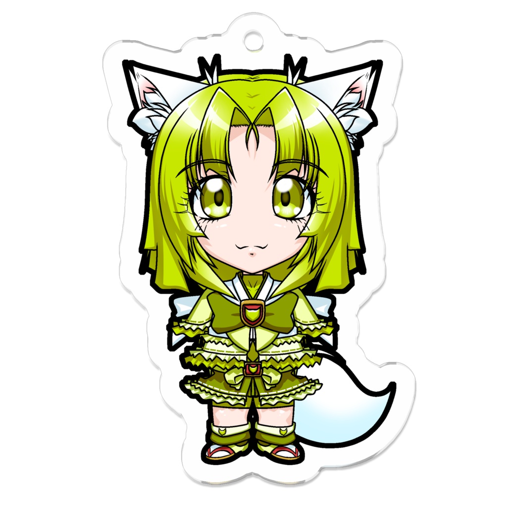 ゲンクロウきゅんアクキー