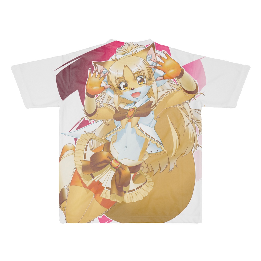ケモトヨカワちゃんTシャツ(両面フルグラフィック)