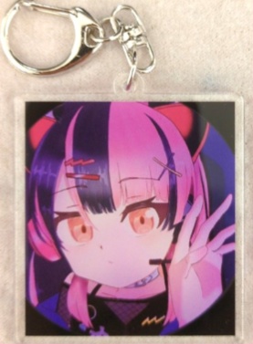 覗き込みﾕﾉちゃんのアクリルキーホルダー