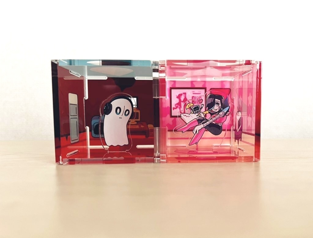 アクリルジオラマキューブ