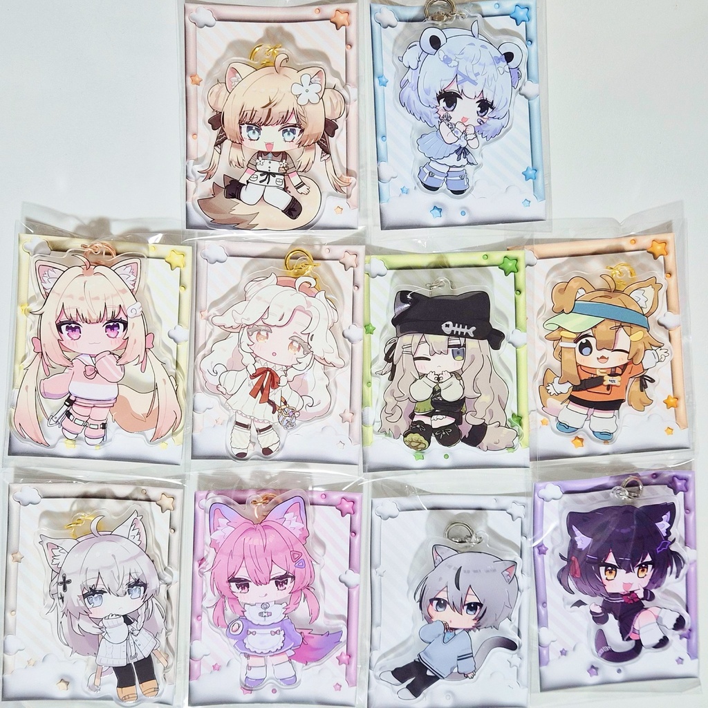 VRCアバターアクリルキーホルダー