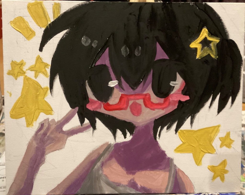 アクリル原画 星田みち子