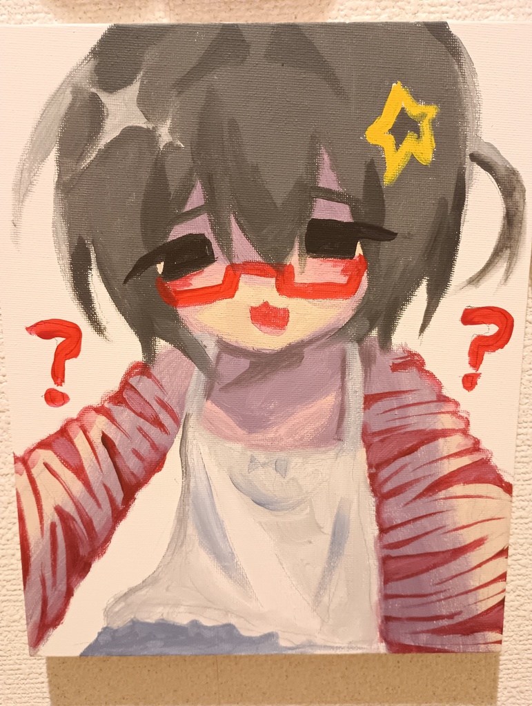 アクリル原画　ハグ