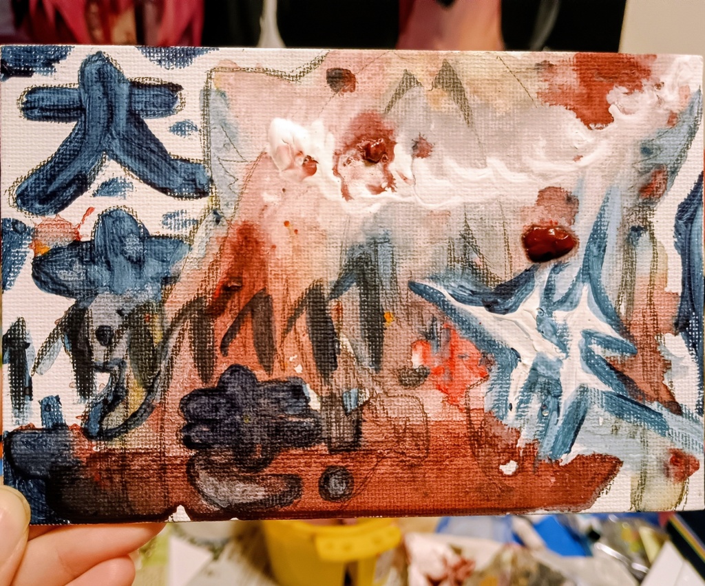 水彩原画　大すき！