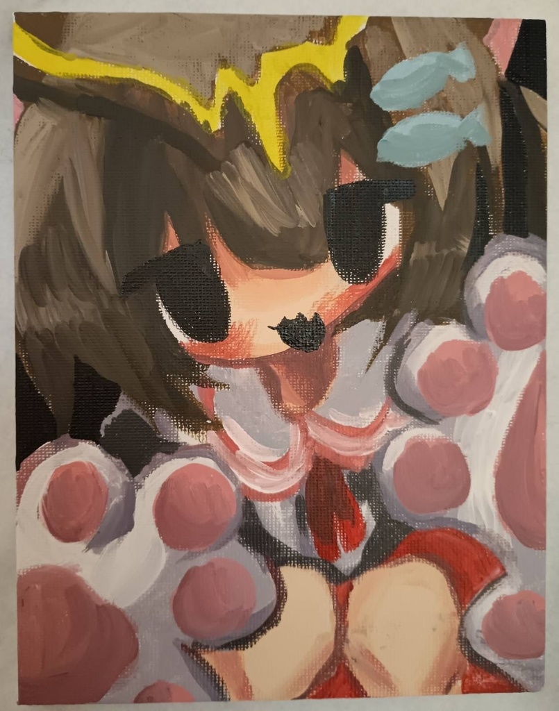 アクリル原画 にゃん