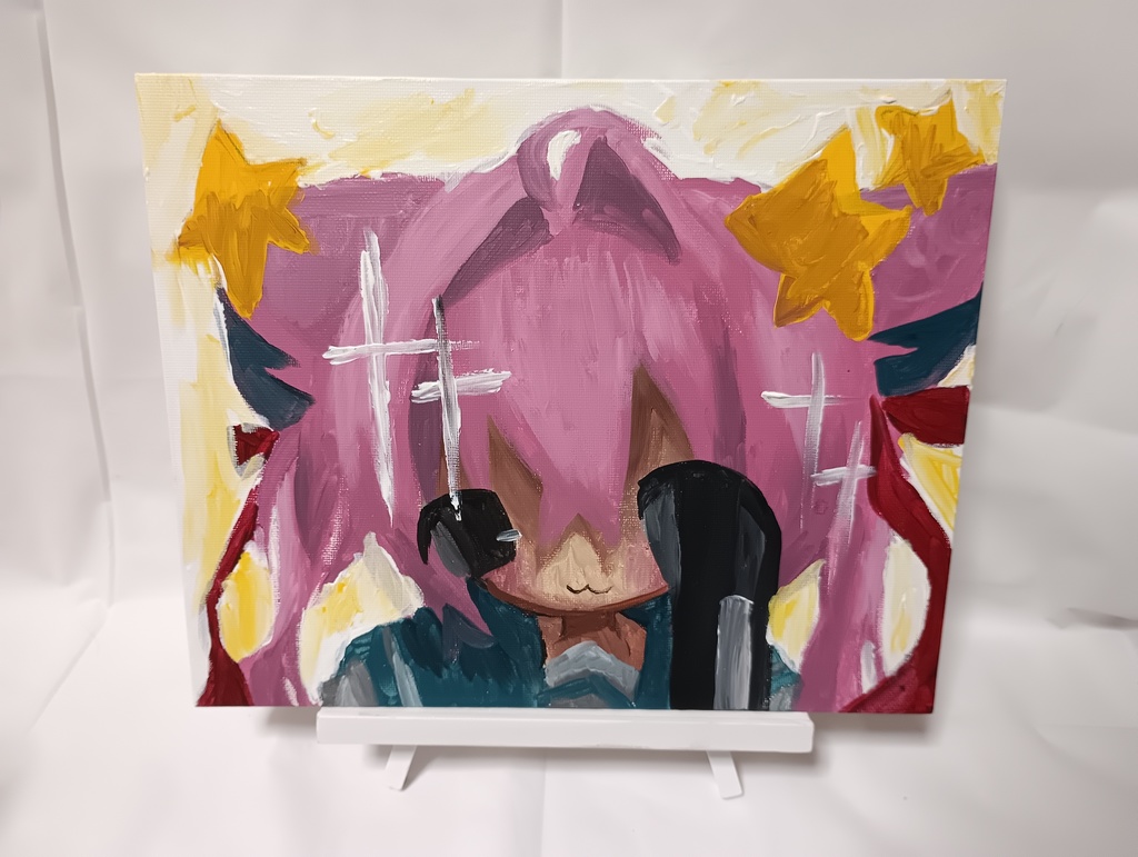 アクリル原画🎀ゆがんでんね！