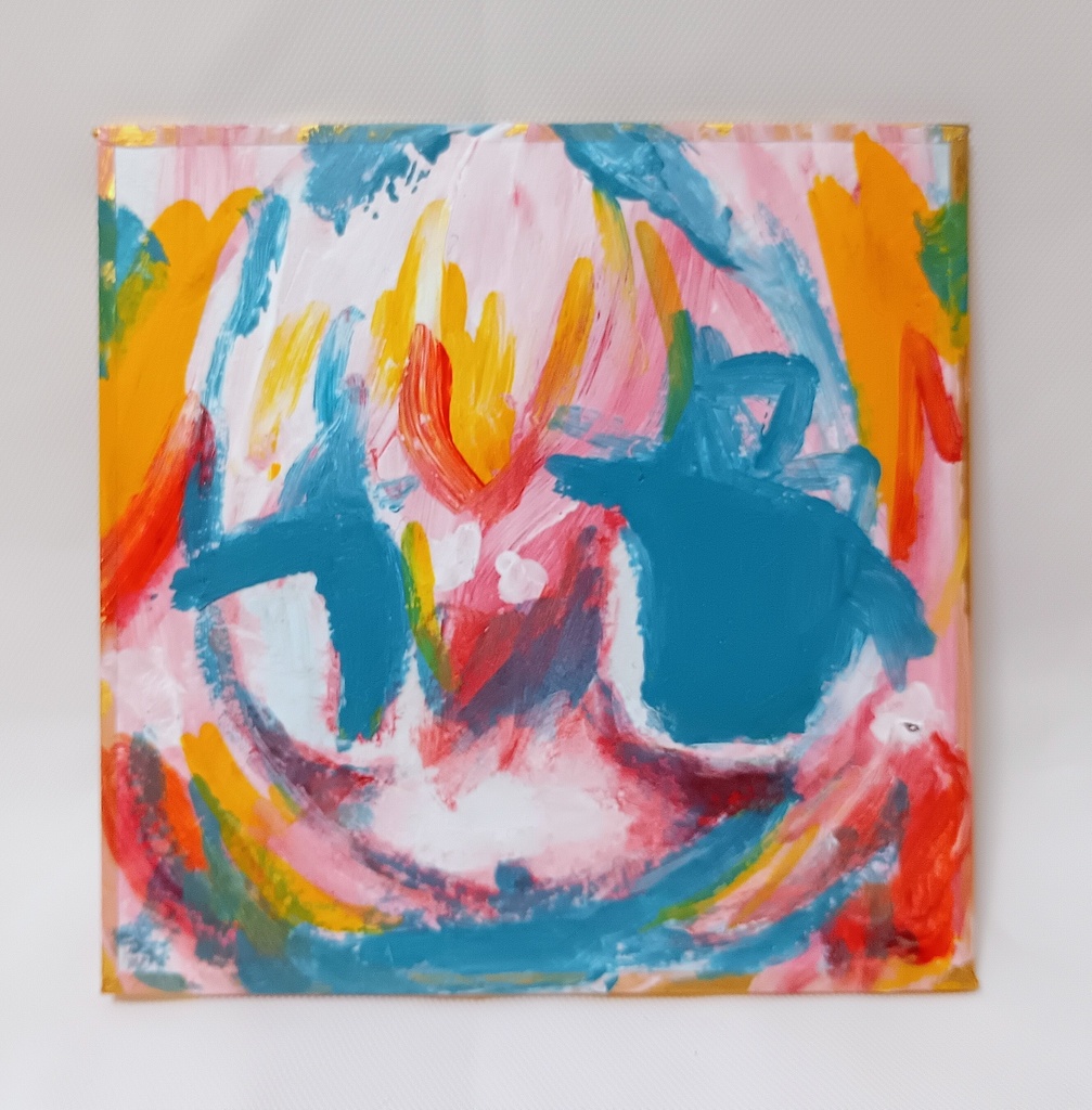 アクリル原画⭐豆色紙