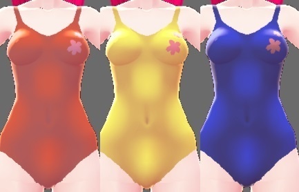 【Vroidテクスチャー】無料 シンプル水着【5+5種】