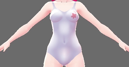 【Vroidテクスチャー】無料 シンプル水着【5+5種】