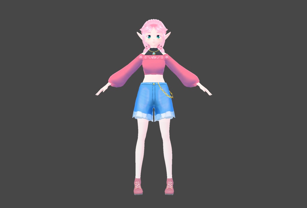 【VRoid/VRM】シルビア・アサクラン【オリジナル3Dモデル/キャラクター】