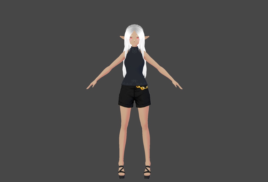 【オリジナルキャラクター】アナスタシア・キリム【3Dモデル/VRoid】