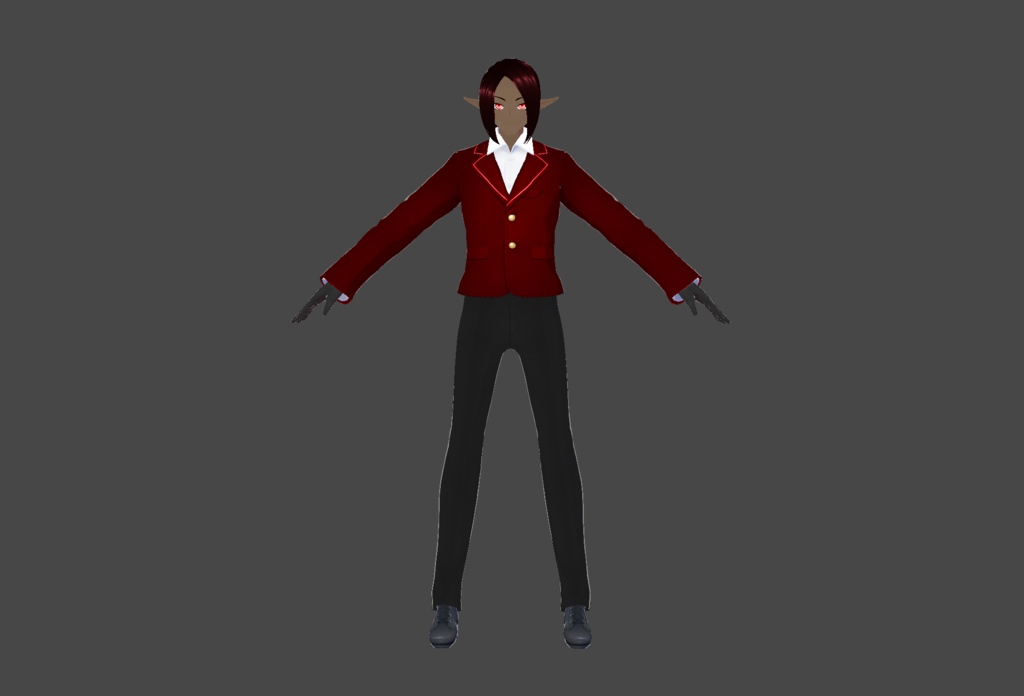 【VRoid/VRM/アバター】ティンドル・エフタクス【オリジナル3Dモデル/キャラクター】