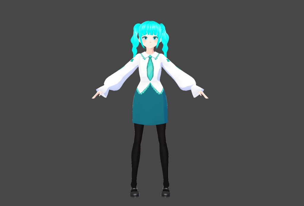 【オリジナルキャラクター】アリス・ピーチ【3Dモデル/VRoid】