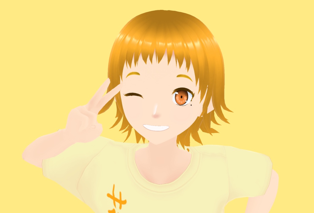 【オリジナルキャラクター】カリン・ジェビリー【3Dモデル】