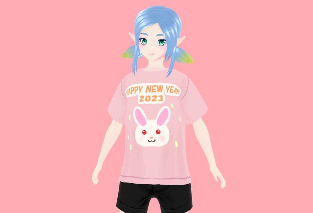 【Vroid】NEW YEAR 2023 Tシャツ【テクスチャー】