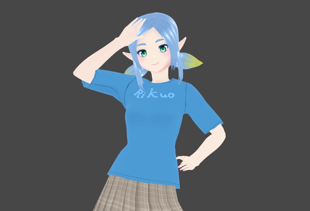 【Vroidテクスチャー】フィットTシャツ【6種】