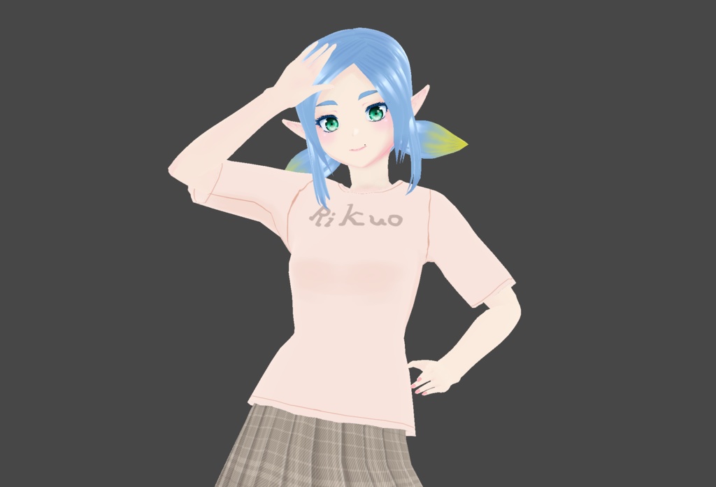 【Vroidテクスチャー】フィットTシャツ【6種】