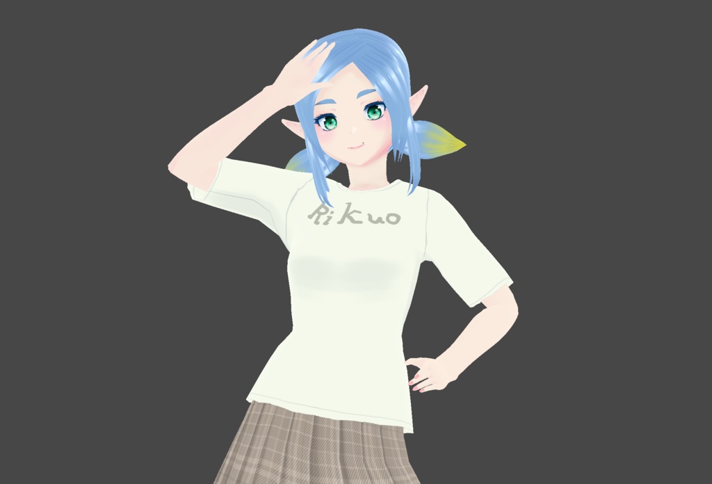 【Vroidテクスチャー】フィットTシャツ【6種】