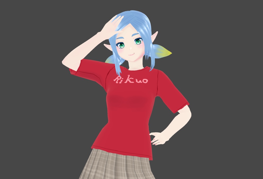 【Vroidテクスチャー】フィットTシャツ【6種】