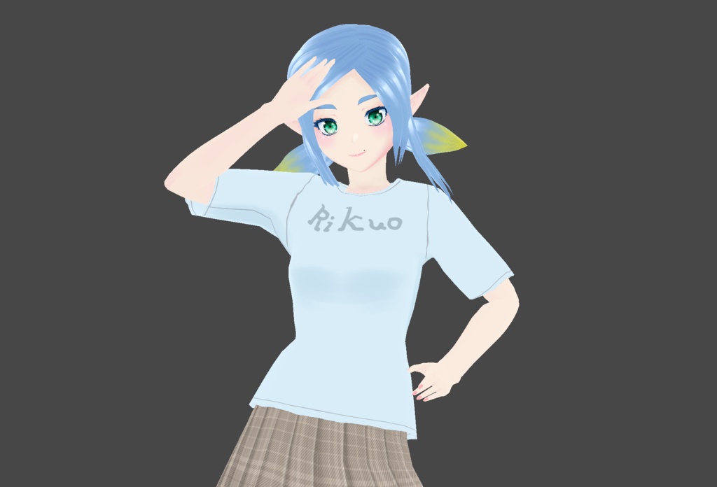 【Vroidテクスチャー】フィットTシャツ【6種】