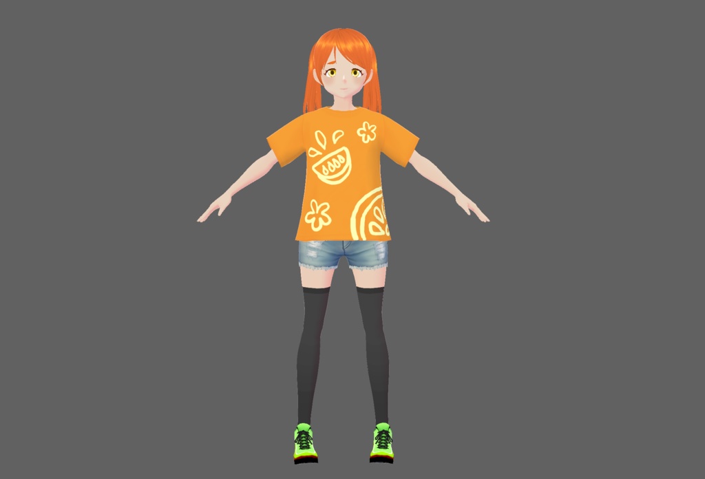 【オリジナルキャラクター】アリン・ジェビリー【3Dモデル】