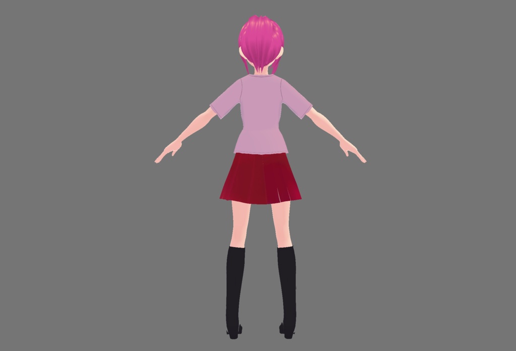 【オリジナルキャラクター】ルル・マニア【3Dモデル】