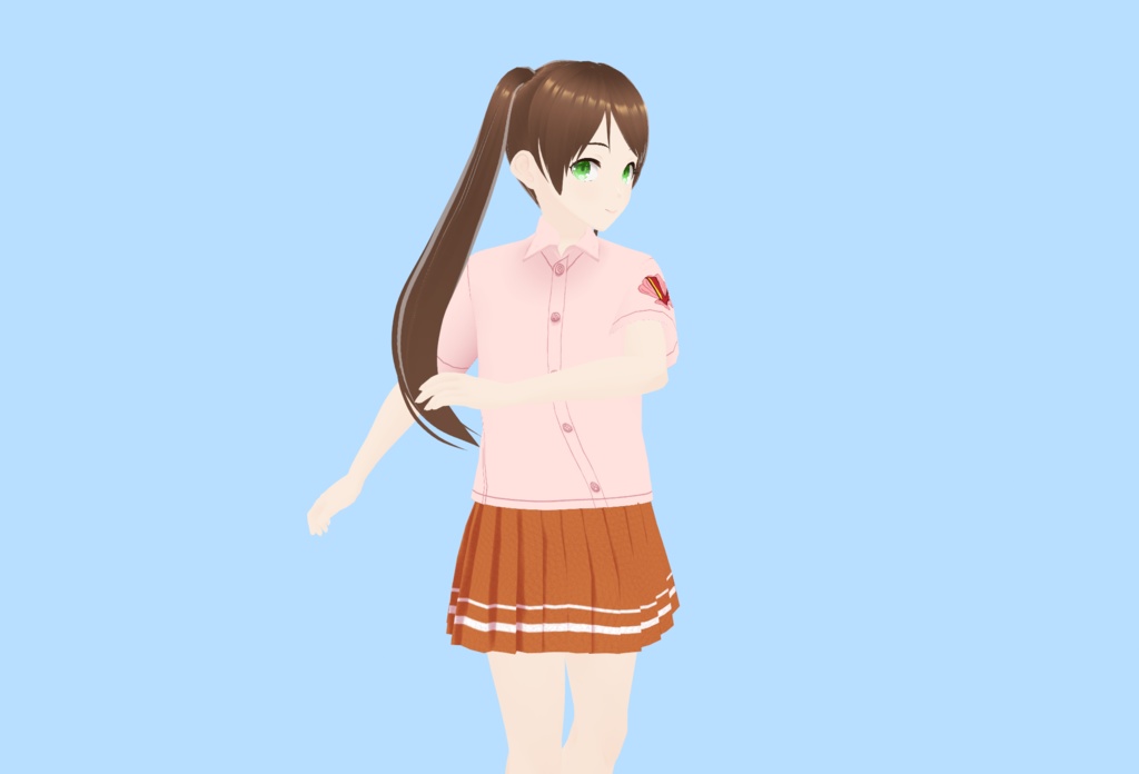 【VRoid】夏の制服セット【カスタムアイテム/テクスチャ】