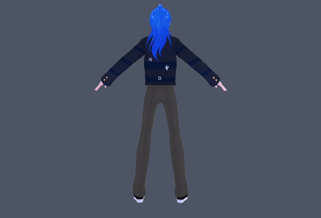 【VRoid/VRM】サクマ・ヨルノ【オリジナルキャラクター/3Dモデル】