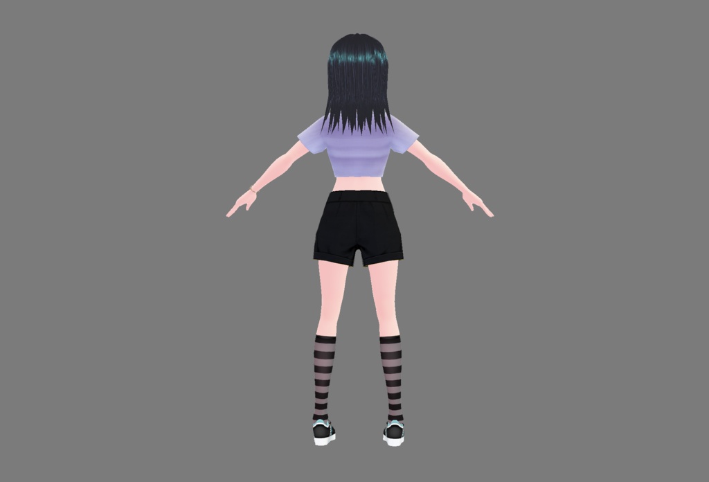 【無料/VRoid/VRM/フリーアバター】まゆき【VRoidファイル付】