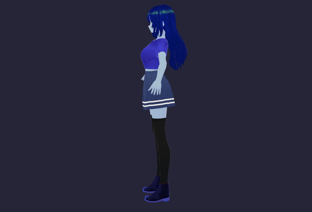 【VRoid/VRM】ライム・スレイム【オリジナル3Dモデル】