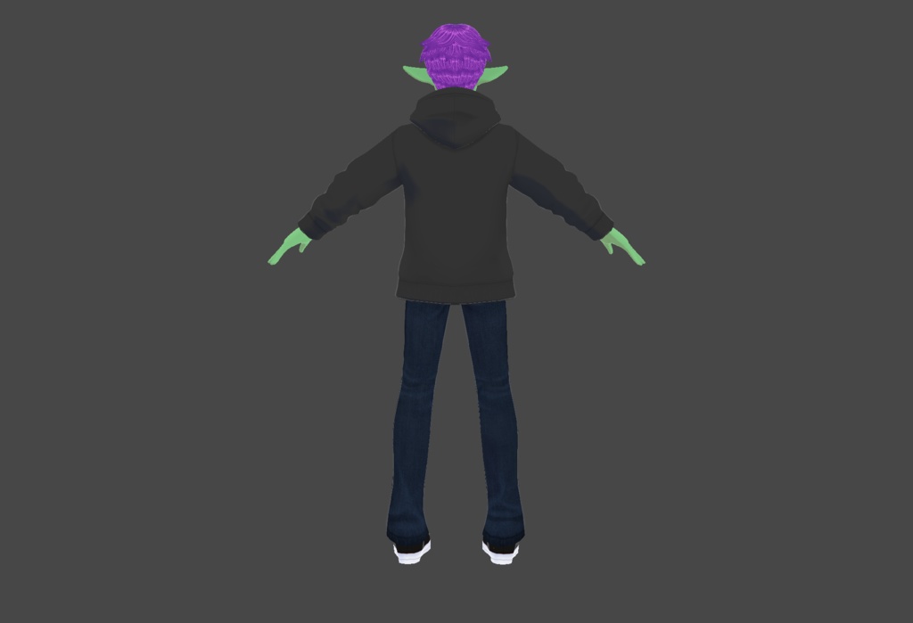 【VRoid/VRM】リンリ・グルーム【オリジナル3Dモデル】