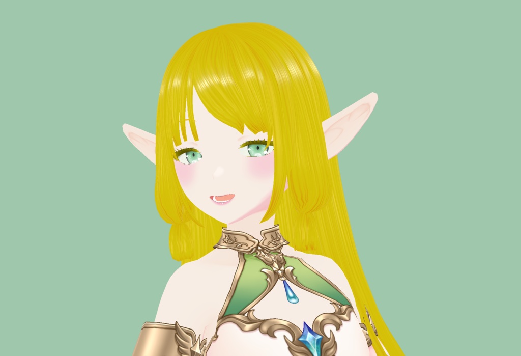【VRoid/VRM】エルマ・エルフ【オリジナル3Dモデル】