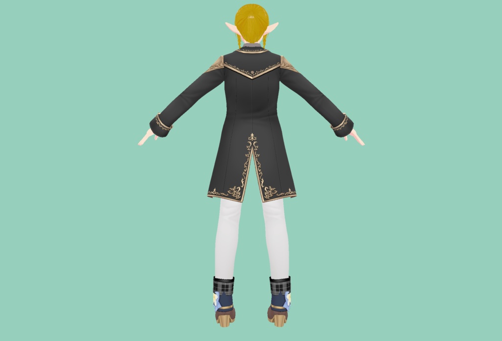 【VRoid/VRM】エルド・エルフ【オリジナル3Dモデル】