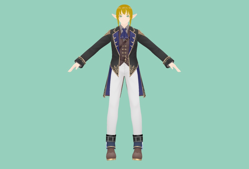 【VRoid/VRM】エルド・エルフ【オリジナル3Dモデル】