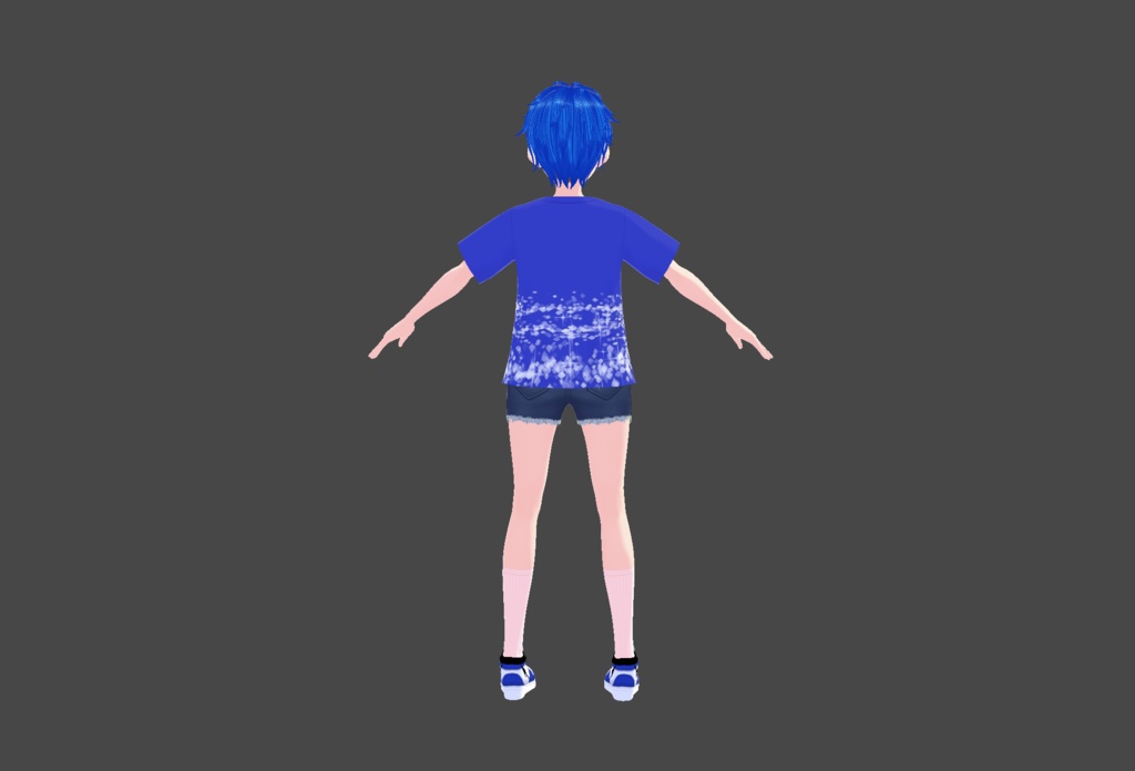 【VRoid/VRM/アバター】マコト・アオミヤ【オリジナル3Dモデル】