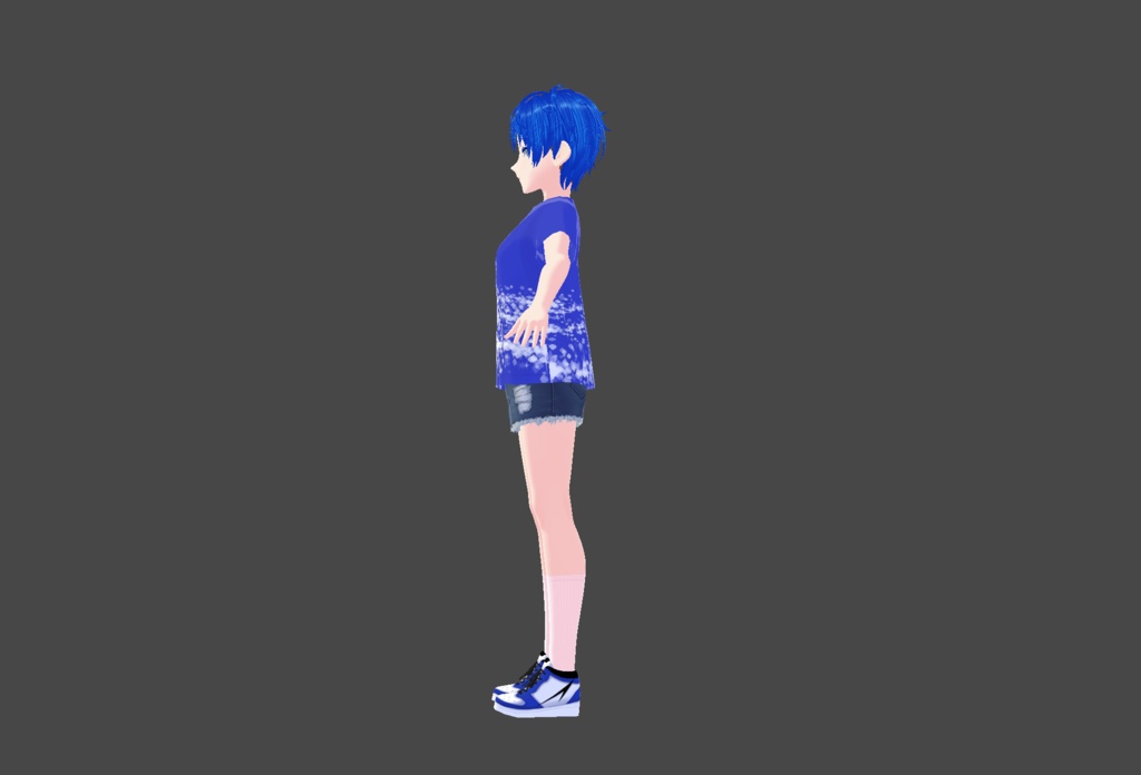 【VRoid/VRM/アバター】マコト・アオミヤ【オリジナル3Dモデル】