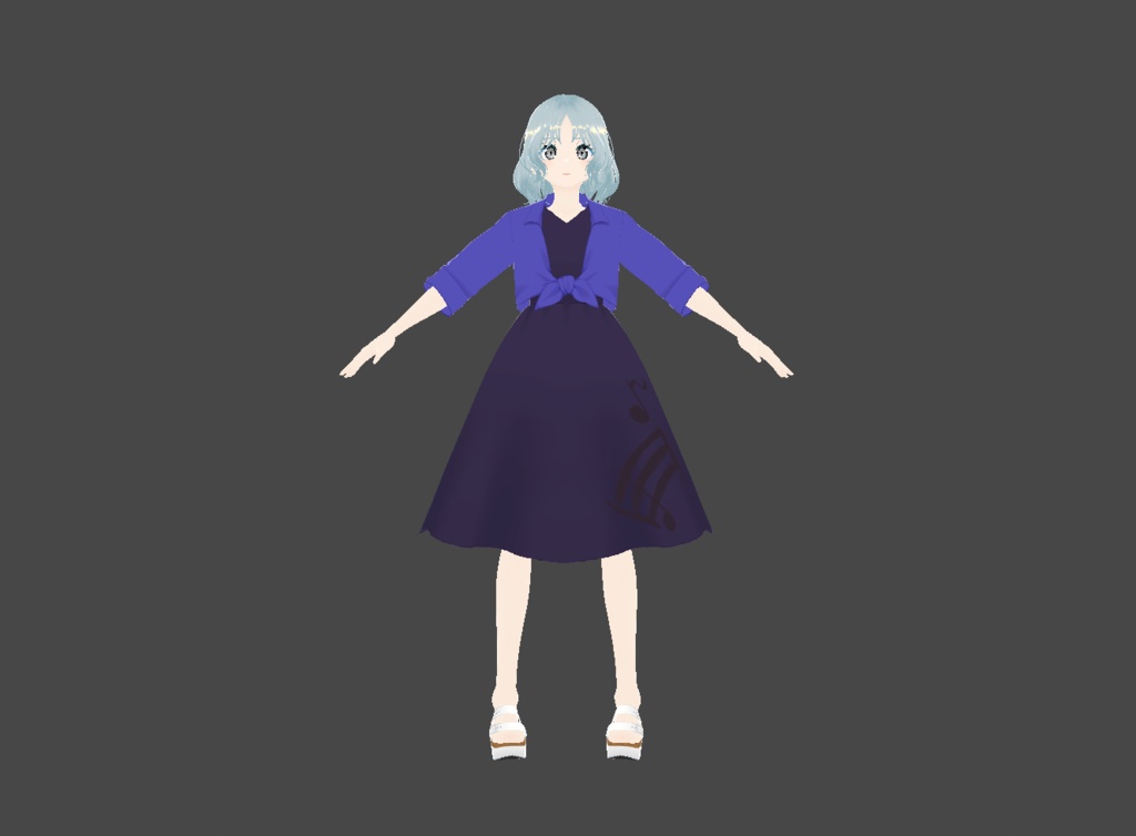 【VRM/VRoid/フリーアバター】めぐみっち【50フォロワー記念】