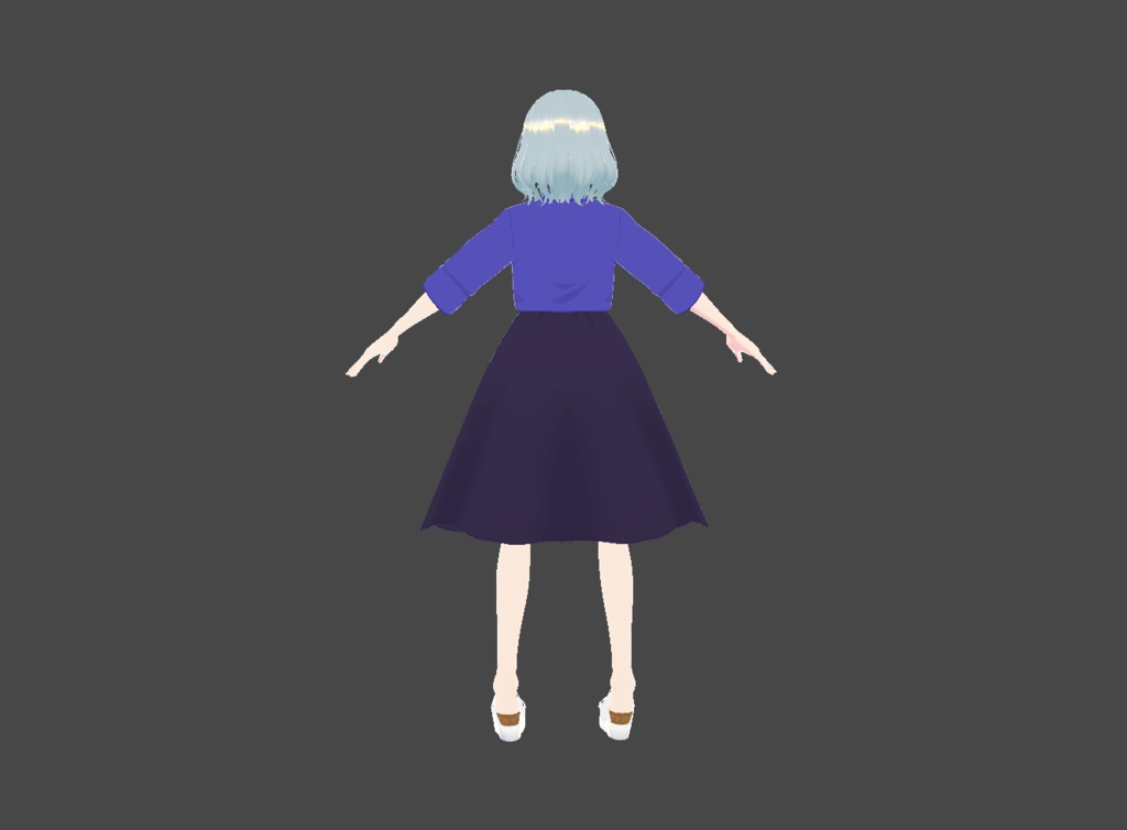 【VRM/VRoid/フリーアバター】めぐみっち【50フォロワー記念】