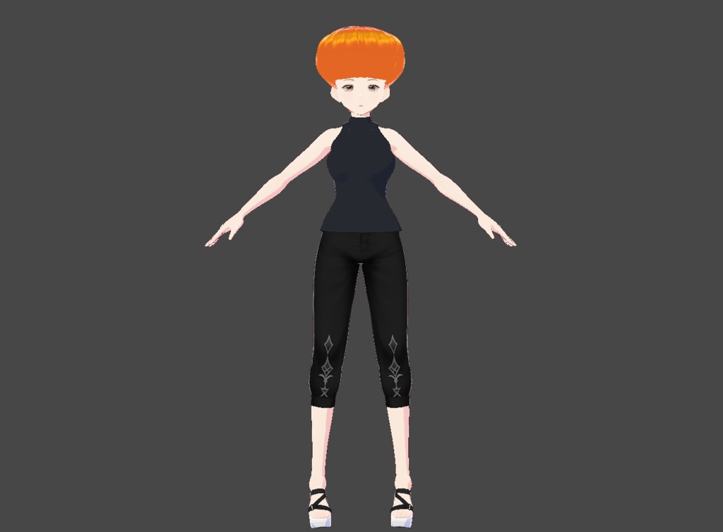 【VRM/VRoid/フリーアバター】かみや【50フォロワー記念】