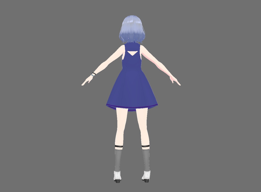 【VRoid/VRM/vroidファイル付】ベルン・リンリン【オリジナル3Dモデル/アバター】