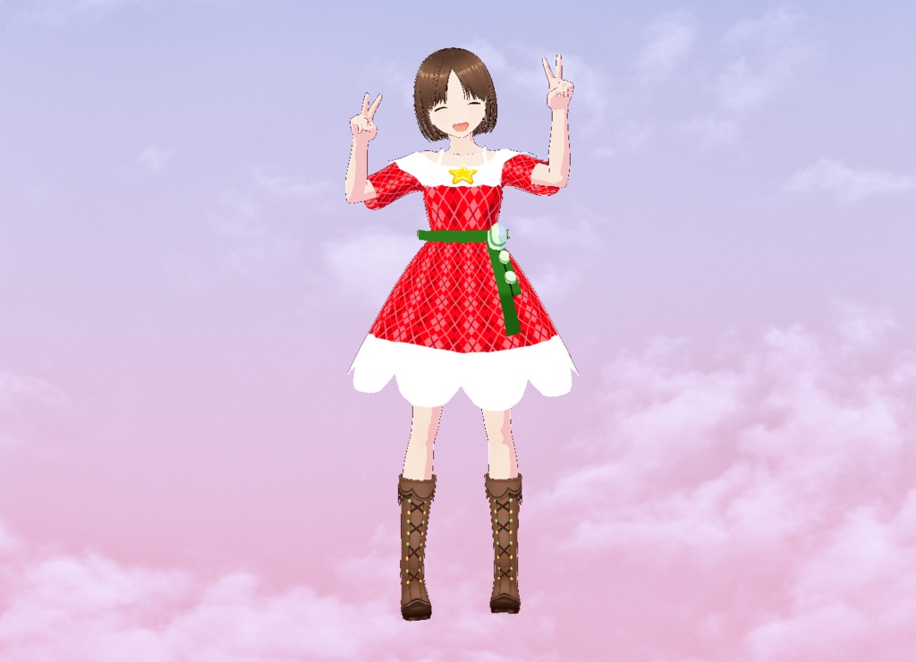 【VRoid】2024-2025クリスマス衣装【無料配布】